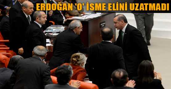 Başbakan Erdoğan Muharrem İnce ile tokalaşmadı