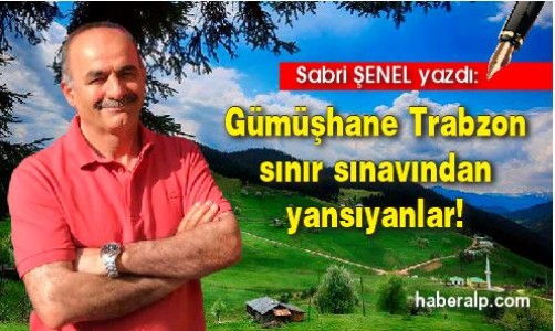 Gümüşhane Trabzon sınır sınavından yansıyanlar!